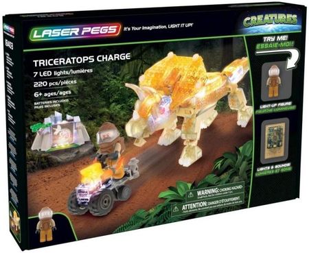 Laser Pegs Klocki Triceratops Charge 