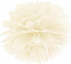 Zdjęcie Party Deco Pompon Bibułowy W Kolorze Kremowym 25Cm - Krzywiń