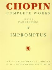 Zdjęcie Chopin Complete Works IV Impromptus - Dzierzgoń