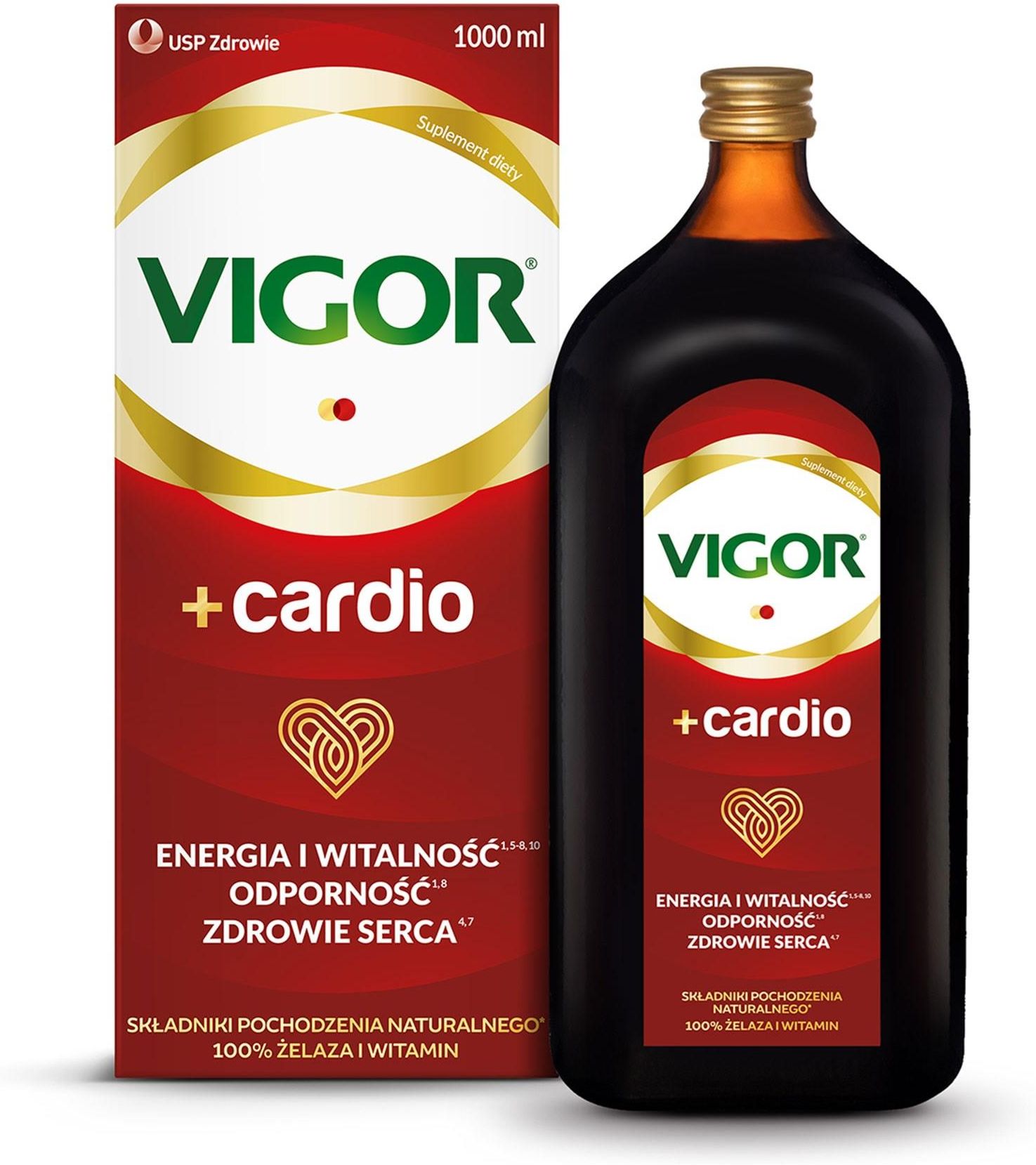 Vigor+ Cardio Preparat witaminowy w płynie 1000ml - Opinie i ceny na ...