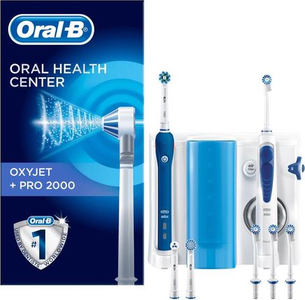 Szczoteczka elektryczna Oral-B Zestaw Pro 2000 + Oxyjet