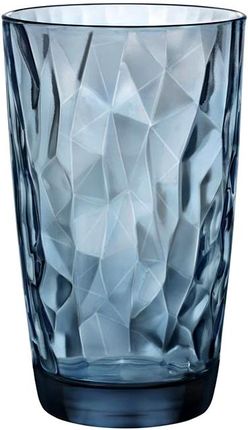 Fl1 Szklanka Diamond Long Drink 470Ml Niebieska 