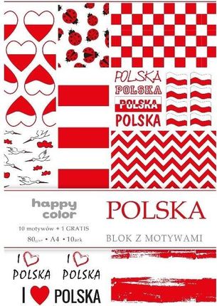 Gdd Blok Biurowy Blok A4/10 Z Motywami Polska Happy Color