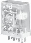 RELPOL Przekaźnik elektromagnetyczny, przemysłowy R2M - miniaturowy, do gniazda wtykowego Materiał styków: AgNi (R2M-2012-23-5024)