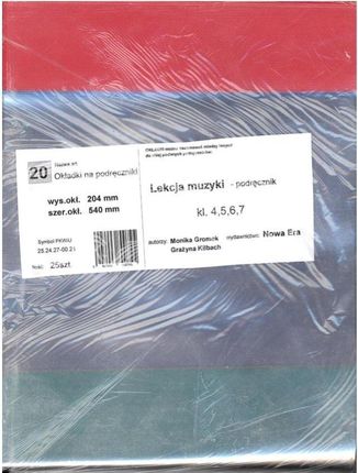 Narnia Okładka Na Podręcznik Lekcja Muzyki 25Szt Narnia
