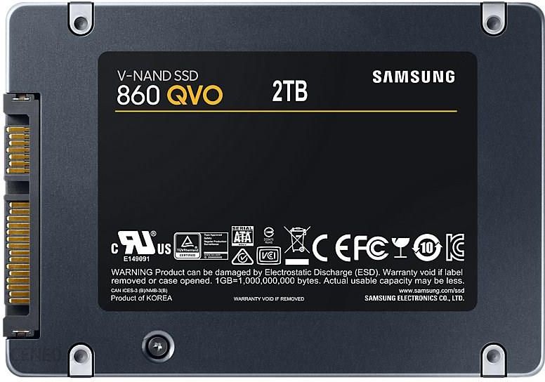 Dysk SSD Samsung  QVO 2TB MZQ2T0BW   Opinie i ceny na Ceneo.pl