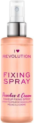 Makeup Revolution Fixing Spray Mgiełka Utrwalająca Peaches&Cream 100ml