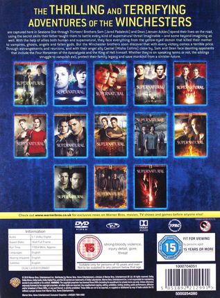Film DVD SUPERNATURAL SEASON 1-13 (NIE Z TEGO ŚWIATA) 76DVD - Ceny