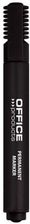 Zdjęcie Marker permanentny OFFICE PRODUCTS, ścięty, 1-5mm (linia), czarny 12 sztuk - Puszczykowo