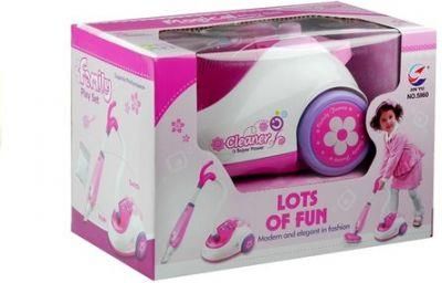 Lean Toys Różowy Odkurzacz Jak Prawdziwy +  Końcówki