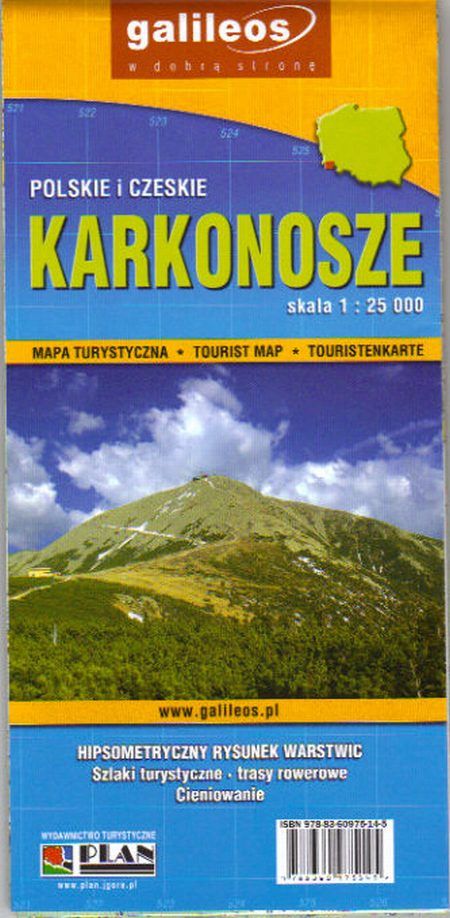 Karkonosze polskie i czeskie mapa turystyczna - Ceny i opinie - Ceneo.pl