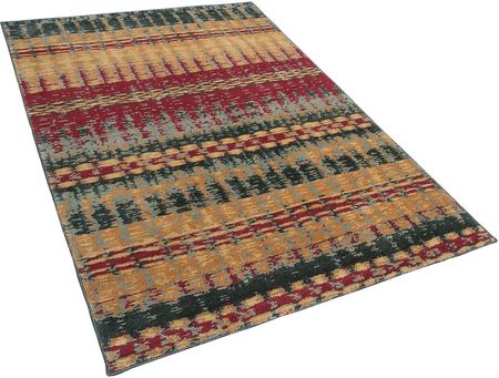Beliani Prostokątny dywan krótkowłosy tuftowany 140 x 200 cm wielokolorowy Marmaris