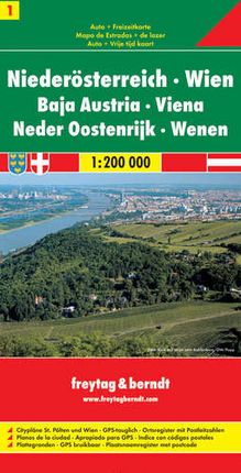 Austria cz.1 - Dolna Austria, Wiedeń - mapa drogowo-turystyczna 1:200 000