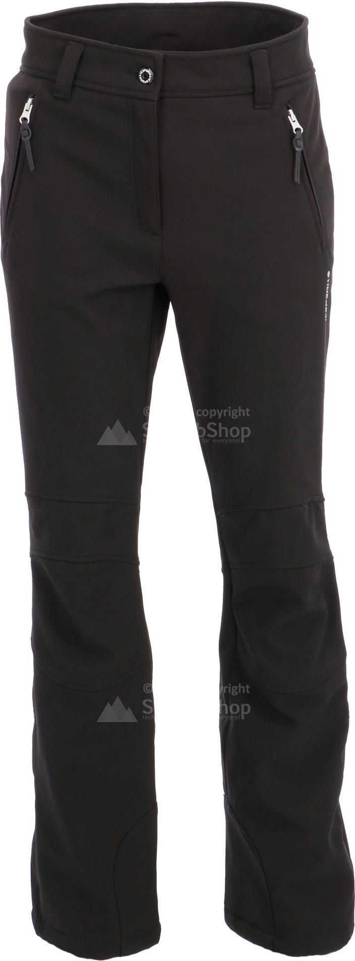 Pantalón Esquí Mujer Icepeak Argonia - Pantalón Softshell Mujer, Impermeable Y Transpirable Ropa Montaña Rodillas Preformadas
