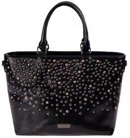 FEMESTAGE Eva Minge Torebka 63318 czarna ćwieki Ceny i opinie