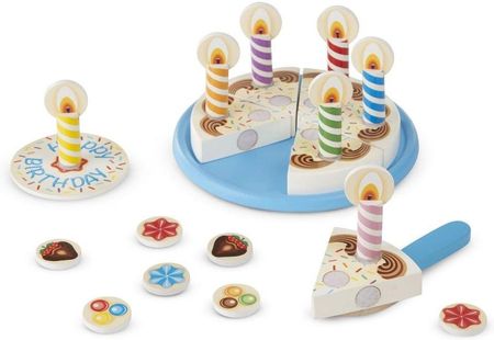 Zabawka Melissa&Doug Drewniany Tort Urodzinowy Do Krojenia 10511 - Ceny i  opinie - Ceneo.pl