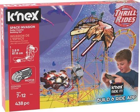 K'Nex Kosmiczna Inwazja Kolejka Górska Zestaw Konstrukcyjny