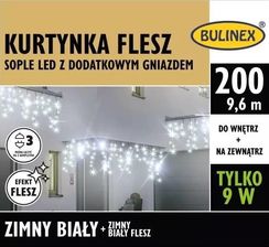 Zdjęcie Obi Kurtyna Led Wewnętrzno Zewnętrzne Zimny Biały 200L Efekt Flesz - Piastów