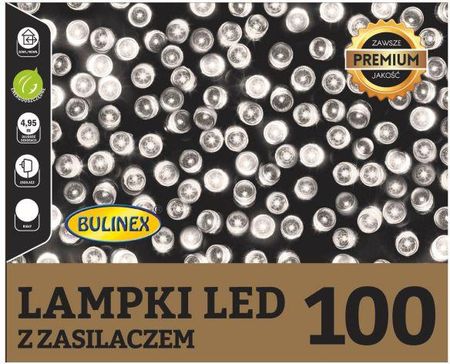 Bulinex Lampki Zewnętrzne 100 Led 4 95 M Białe (13112)