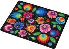 Zdjęcie Artfolk Podkładka Pod Mysz Haft Łowicki Czarne Kwiaty - Tczew