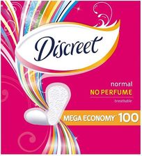 Zdjęcie Discreet Normal Bezzapachowe Wkładki Higieniczne 100Szt - Łęczna