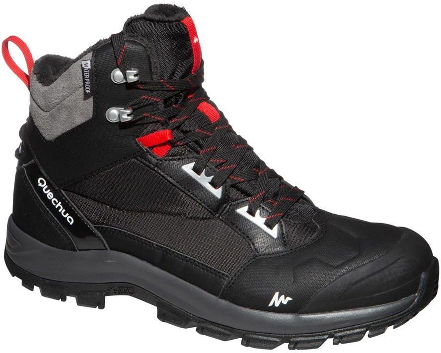 quechua sh520 waterproof warm mid snow hiking boots men's