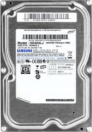 Samsung SpinPoint T166S 400GB HD403LJ