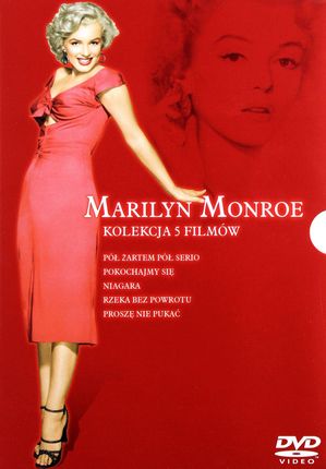 Gwiazdy kina: Marilyn Monroe 2: Pół Żartem Pół Serio, Pokochajmy Się, Niagara, Rzeka Bez Powrotu (5DVD)