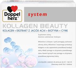 Doppelherz system Kollagen Beauty 30 ampułek - Nutrikosmetyki