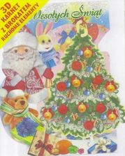 Zdjęcie Aligator Karnet Składany 3D Boże Narodzenie Mikołaj - Warta