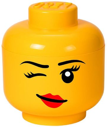 LEGO Żółty Pojemnik W Kształcie Głowy Winky L