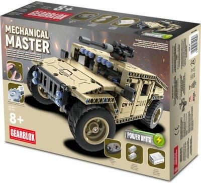 Gearblox Klocki Mechanical Master Wojskowy Samochód Terenowy