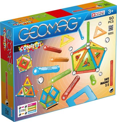 Geomag Klocki Magnetyczne Confetti 50el. GEO-352