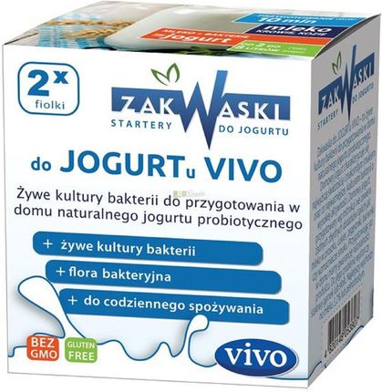 Vivo Zakwaski Żywe Kultury Bakterii Do Jogurtu Probio 1G