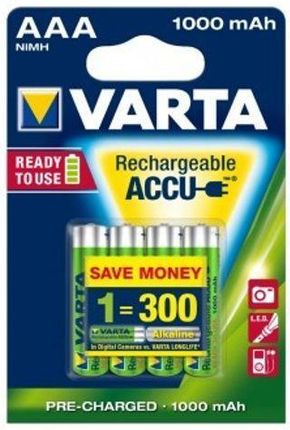 VARTA 4x Longlife Accu Ready2Use AAA (56703) au meilleur prix sur