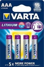 Varta BaterIE LITOWE R3/AAA professional 4szt (V67)