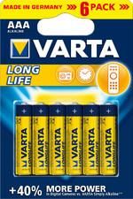 Varta Baterie alkaliczne Longlife LR3/ AAA 6szt (VA63)