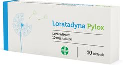 Zdjęcie Loratadyna Pylox 10mg, 10 tabletek - Myślibórz