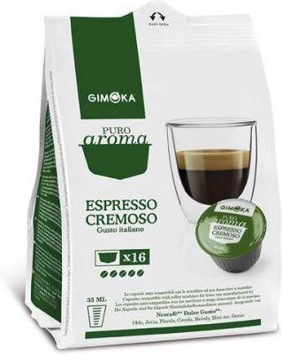 Gimoka Kawa Kapsułki Espresso Cremoso Dolce Gusto Puro Aroma 16Szt 