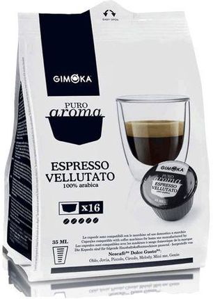 Gimoka Kawa Kapsułki Espresso Vellutato Dolce Gusto Puro Aroma 16Szt 