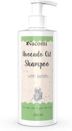 Nacomi szampon intensywnie odżywiający i regenerujący Keratyna i Olej Avocado 250ml