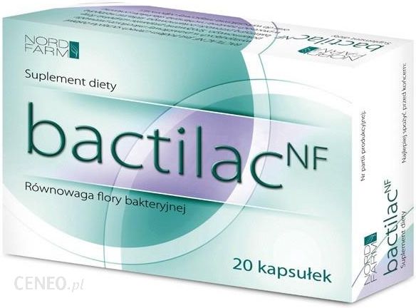  BACTILAC NF Kapsułki probiotyk przywracający równowagę flory bakteryjnej 20 kaps.