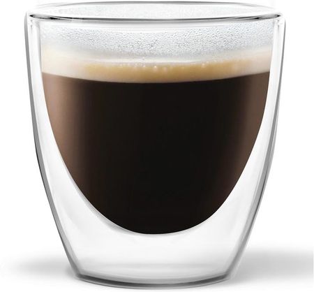 Vialli Design Zestaw 2 Szklanek Z Podwójną Ścianką Ronny Espresso 80 Ml