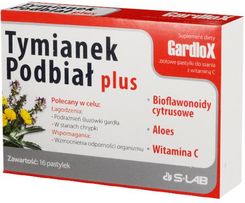 Zdjęcie Tymianek i Podbiał Plus 16 pastylek - Grodzisk Wielkopolski