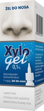 Xylogel 0,1%, żel do nosa z dozownikiem 10g