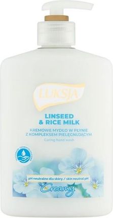 Luksja Creamy Linseed&Rice Milk Kremowe Mydło W Płynie 500Ml