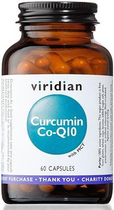 Viridian Kurkumin + Koenzym Q10 100Mg Z Mct 60Kaps