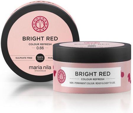 Maska Do Włosów Z Pigmentem Maria Nila Bright Red 100ml