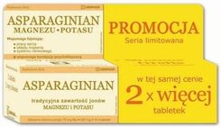 Zdjęcie Asparaginian Magnezu Potasu 100 tabletek - Łęczna