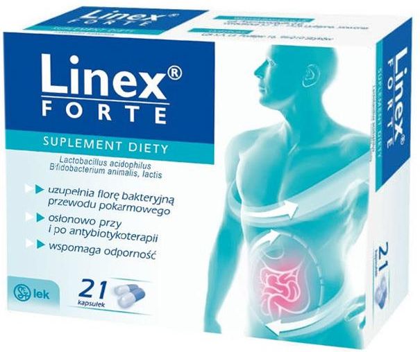 Suplement diety Linex Forte 21 kapsułek , zdjęcie 1